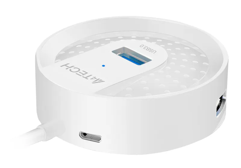 Разветвитель USB 3.0 A4Tech HUB-30 4порт. черный