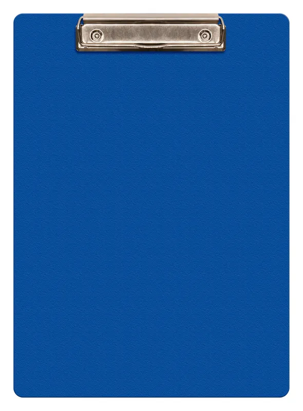 Папка-планшет Бюрократ -PD6004/BLUE A4 пластик 1.2мм синий