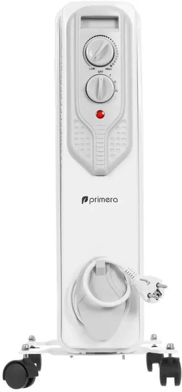 Радиатор масляный Primera ORP-510-HMC 1000Вт белый