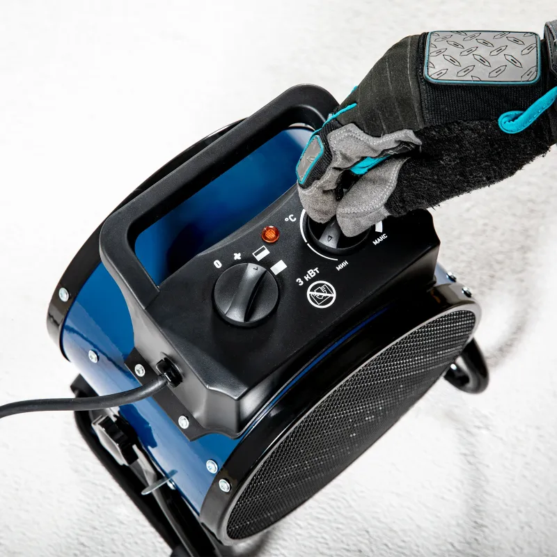 Тепловая пушка электрическая Сибртех K3 3000Вт синий/черный