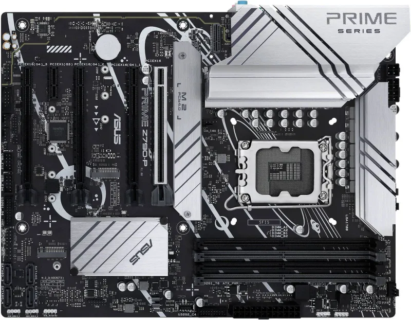 Материнская плата ASUS PRIME Z790-P, LGA1700, Z790, 4*DDR5, HDMI+DP, 4xSATA3 + RAID, M2, Audio, Gb LAN, USB 3.2, USB 2.0, ATX; 90MB1CK0-M0EAY0