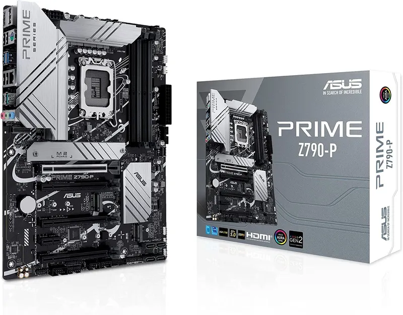 Материнская плата ASUS PRIME Z790-P, LGA1700, Z790, 4*DDR5, HDMI+DP, 4xSATA3 + RAID, M2, Audio, Gb LAN, USB 3.2, USB 2.0, ATX; 90MB1CK0-M0EAY0