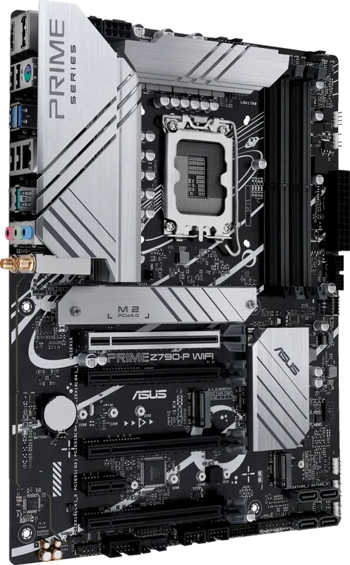 Материнская плата ASUS PRIME Z790-P WIFI, LGA1700, Z790, 4*DDR5, DP+HDMI, SATA3 + RAID, Audio, Gb LAN, USB 3.2, USB 2.0, COM*1 header (w/o cable), ATX; 90MB1CJ0-M0EAY0