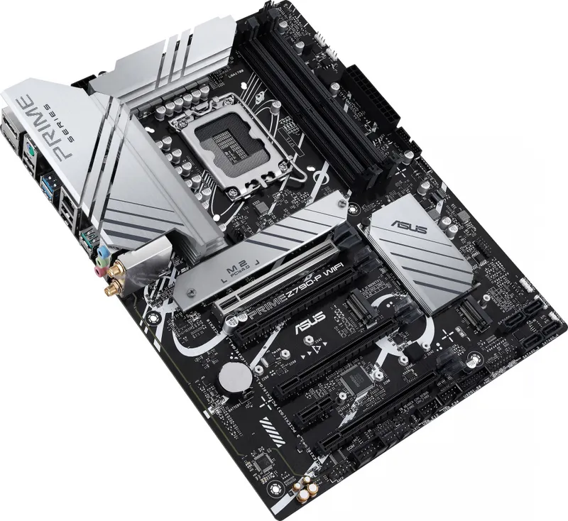 Материнская плата ASUS PRIME Z790-P WIFI, LGA1700, Z790, 4*DDR5, DP+HDMI, SATA3 + RAID, Audio, Gb LAN, USB 3.2, USB 2.0, COM*1 header (w/o cable), ATX; 90MB1CJ0-M0EAY0