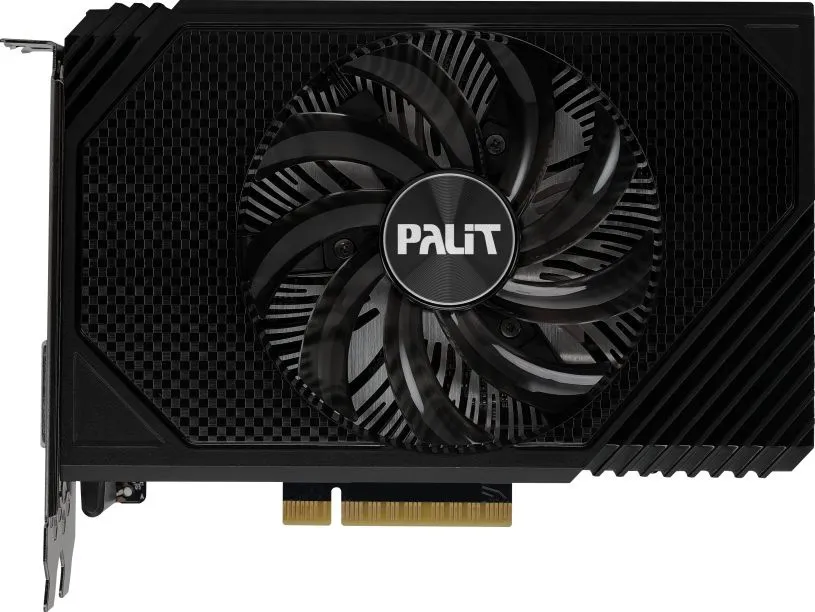 Видеокарта Palit PCI-E 4.0 PA-RTX3050 STORMX NVIDIA GeForce RTX 3050 8Gb 128bit GDDR6 1552/14000 DVIx1 HDMIx1 DPx1 HDCP Ret