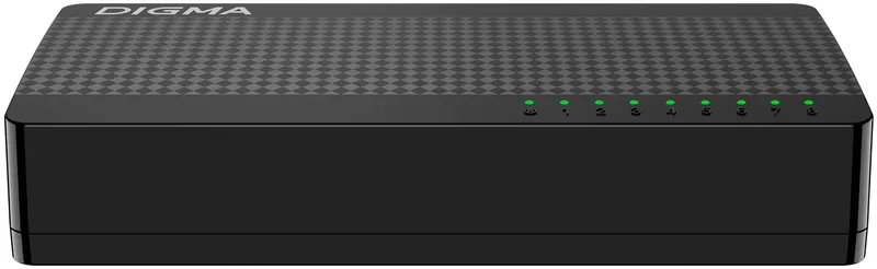 Коммутатор Digma DSW-308FE 8x100Мбит/с неуправляемый