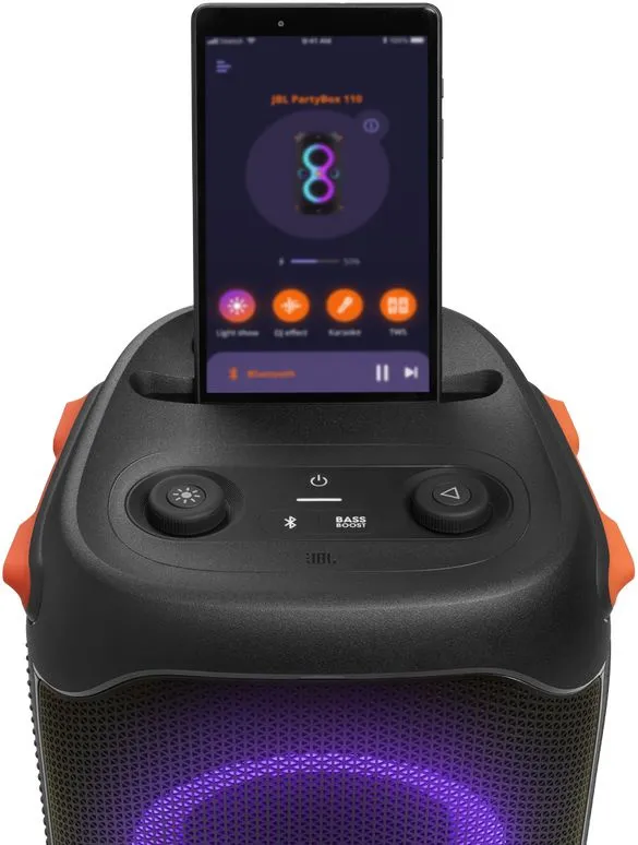 Минисистема JBL Partybox 110 черный 160Вт USB BT