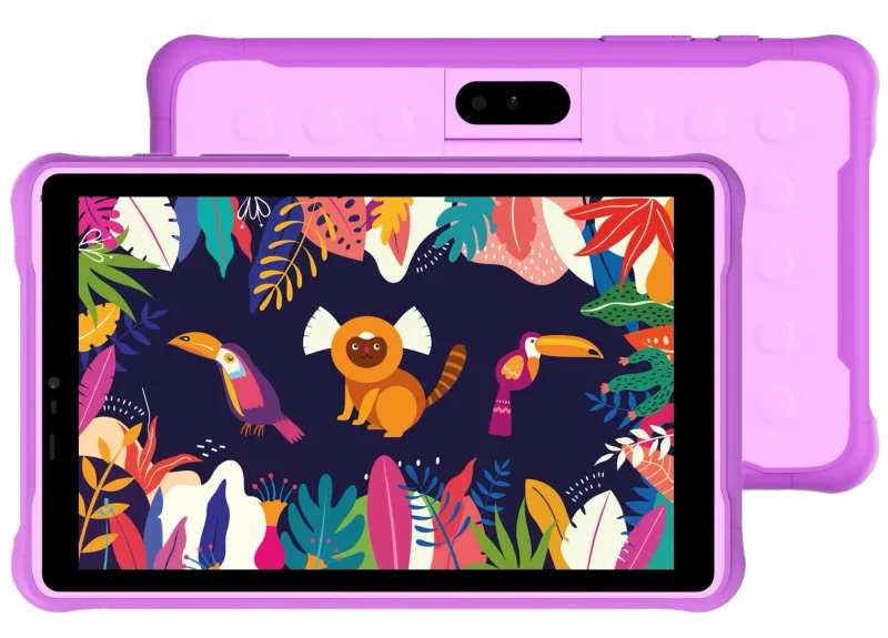 Планшет Digma Kids 8260C T310 (1.8) 4C RAM4Gb ROM64Gb 8" IPS 1280x800 3G 4G Android 12 фиолетовый 2Mpix 2Mpix BT GPS WiFi Touch microSD 128Gb 4000mAh