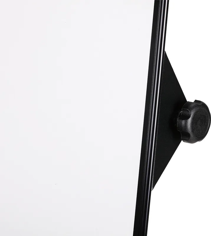 Флипчарт Deli EV130 лак 75x106.7см на роликах белый/черный