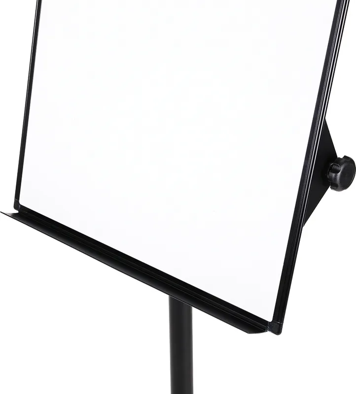 Флипчарт Deli EV130 лак 75x106.7см на роликах белый/черный