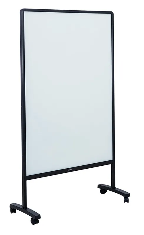 Доска стеклянная Deli 50060 146.4х102.6см алюминиевая рама стекло на роликах