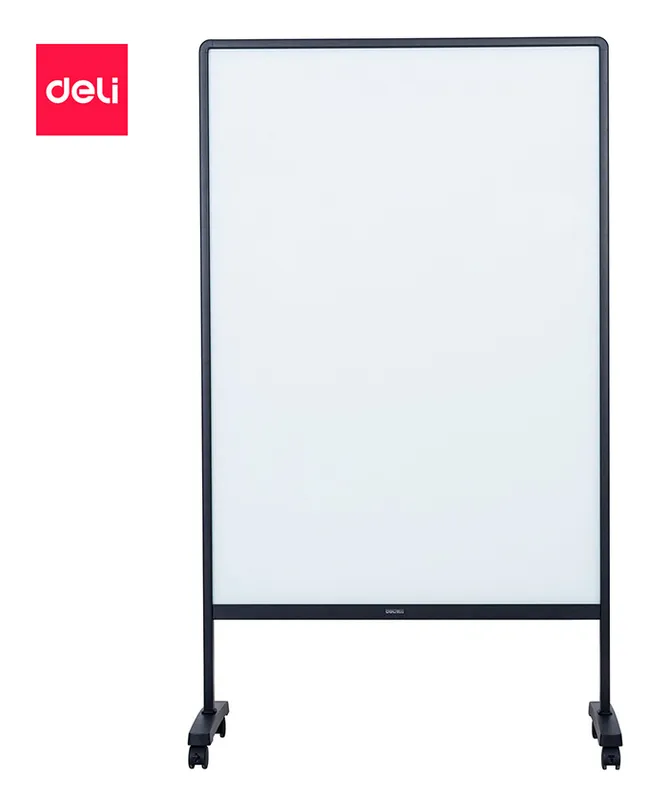 Доска стеклянная Deli 50060 146.4х102.6см алюминиевая рама стекло на роликах