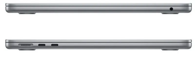 Ноутбук Apple MacBook Air A2681 M2 8 core 8Gb SSD256Gb/8 core GPU 13.6" IPS (2560x1664) Mac OS grey space WiFi BT Cam (MLXW3LL/A)