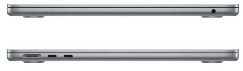 Ноутбук Apple MacBook Air A2681 M2 8 core 8Gb SSD256Gb/8 core GPU 13.6" IPS (2560x1664) Mac OS grey space WiFi BT Cam (MLXW3LL/A)