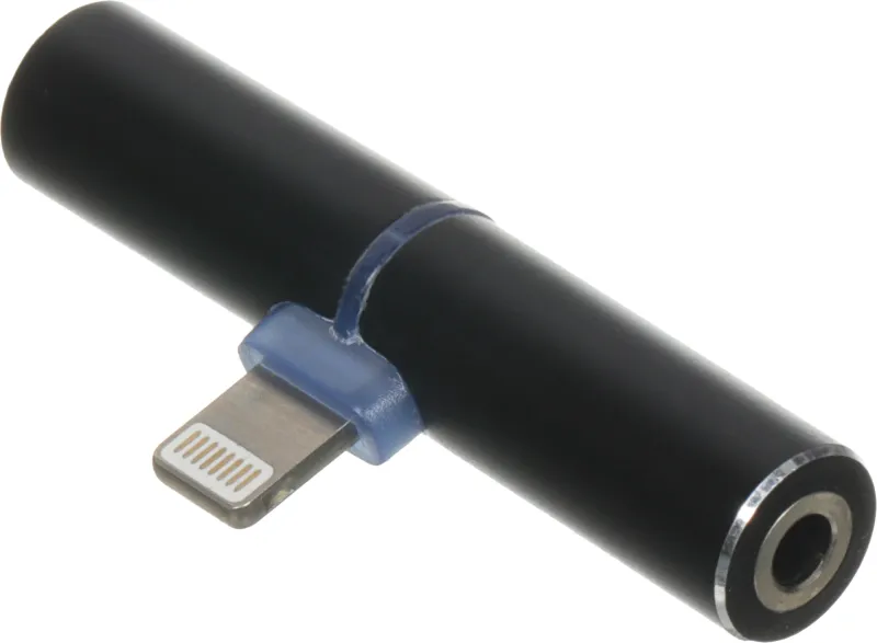 Переходник аудио Red Line lightning/Jack 3.5 (m) черный (УТ000016491)