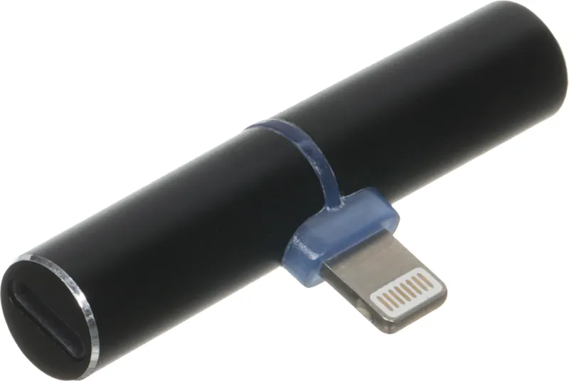 Переходник аудио Red Line lightning/Jack 3.5 (m) черный (УТ000016491)