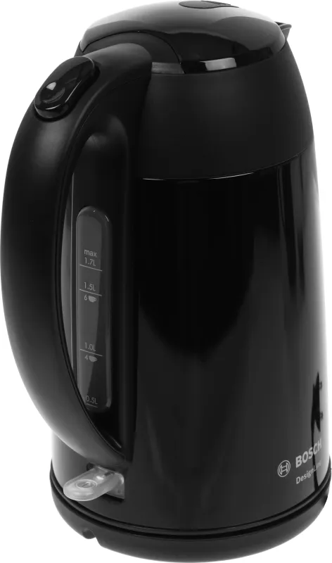 Чайник электрический Bosch TWK3P423 1.7л. 2400Вт черный (корпус: нержавеющая сталь)