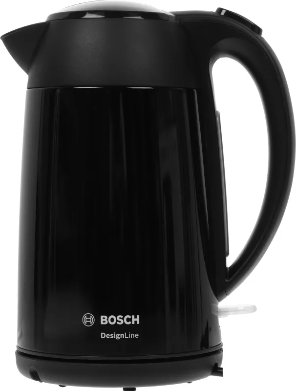 Чайник электрический Bosch TWK3P423 1.7л. 2400Вт черный (корпус: нержавеющая сталь)
