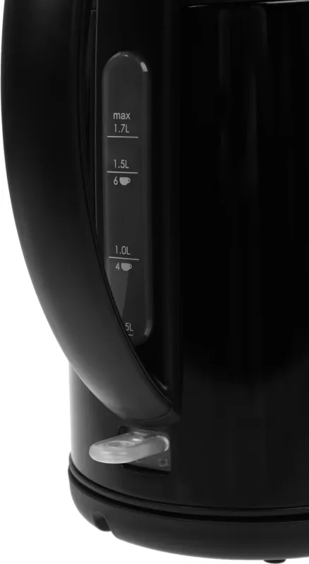 Чайник электрический Bosch TWK3P423 1.7л. 2400Вт черный (корпус: нержавеющая сталь)