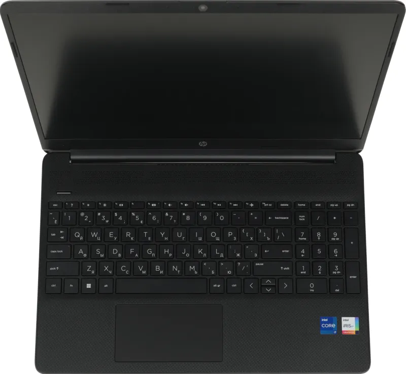 Ноутбук HP 15s-fq5035ny Core i7 1255U 8Gb SSD512Gb Intel Iris Xe graphics 15.6" FHD (1920x1080) Free DOS 3.0 black WiFi BT Cam (737U1EA)