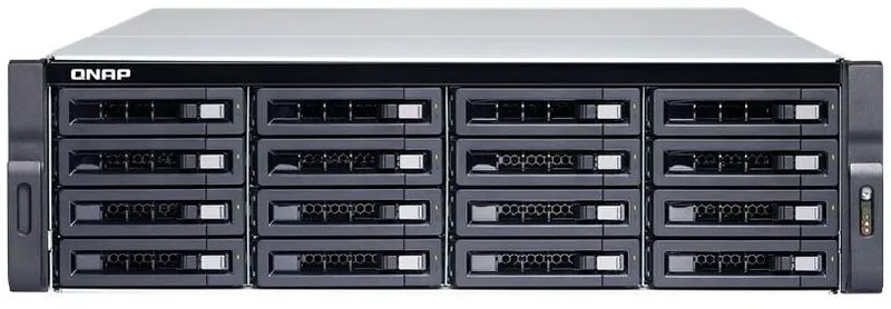Системы хранения данных QNAP SMB 3U QC 2,2GhzCPU/16Gb(upto64Gb)/upto (TS-1673AU-RP-16G)