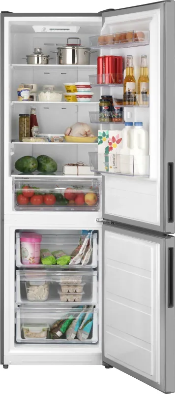 Холодильник Weissgauff WRK 190 X Full NoFrost 2-хкамерн. нержавеющая сталь