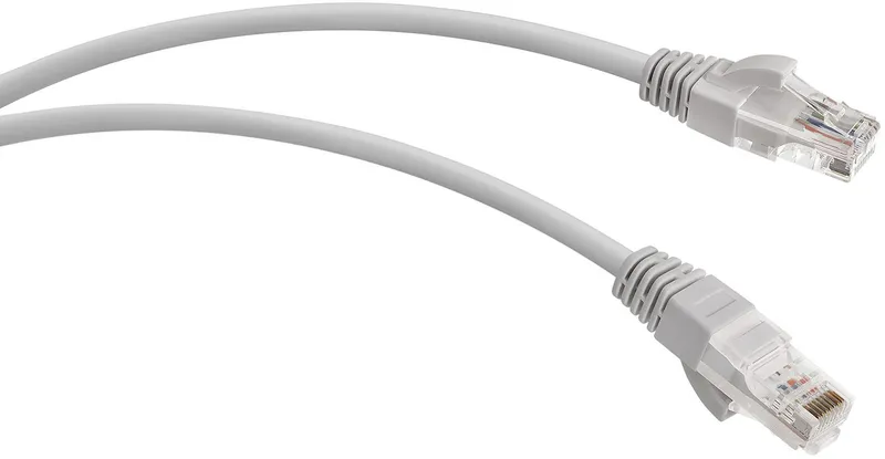 Патч-корд WRline WR-PC-RJ45-UTP-5E-1-GY UTP RJ-45 вил.-вилка RJ-45 кат.5E 1м серый LSZH