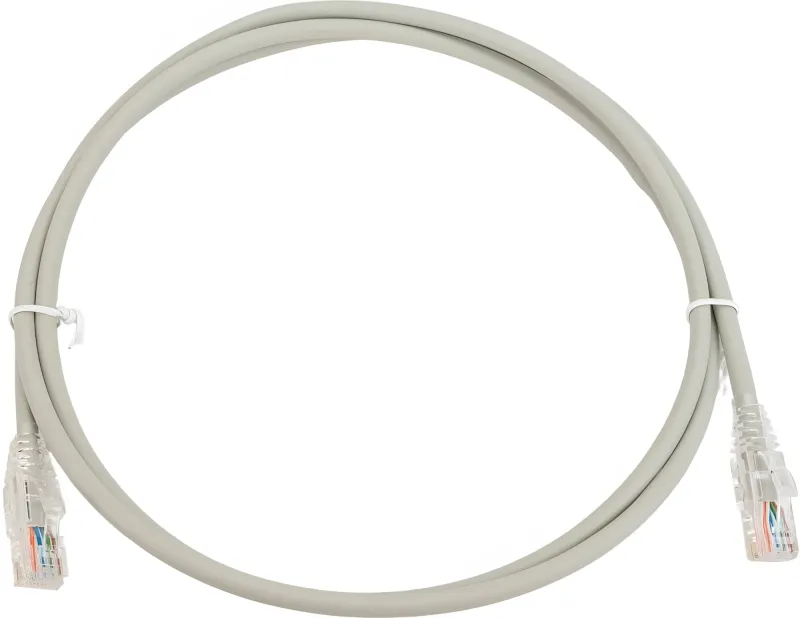 Патч-корд WRline WR-PC-RJ45-UTP-5E-1.5-GY UTP RJ-45 вил.-вилка RJ-45 кат.5E 1.5м серый LSZH (уп.:1шт)