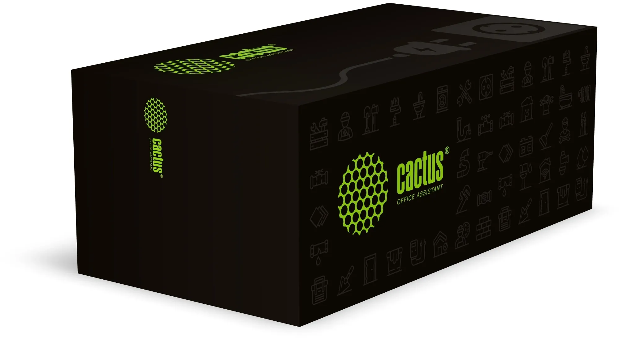 Розетка Cactus CS-SOCKET-EU/USBA-GY для столешницы 26.5x11.8x6.5см серый