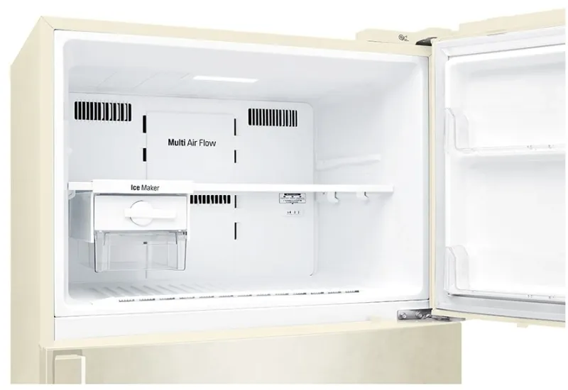 Холодильник LG GN-H702HEHL 2-хкамерн. бежевый глянц.