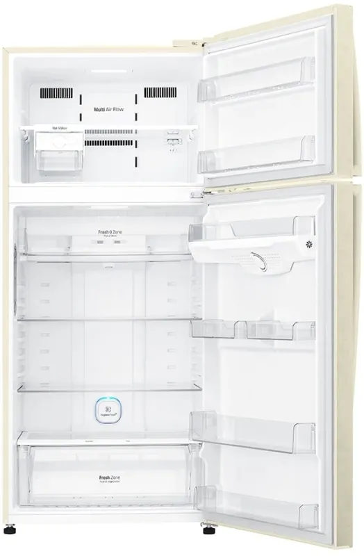 Холодильник LG GN-H702HEHL 2-хкамерн. бежевый глянц.