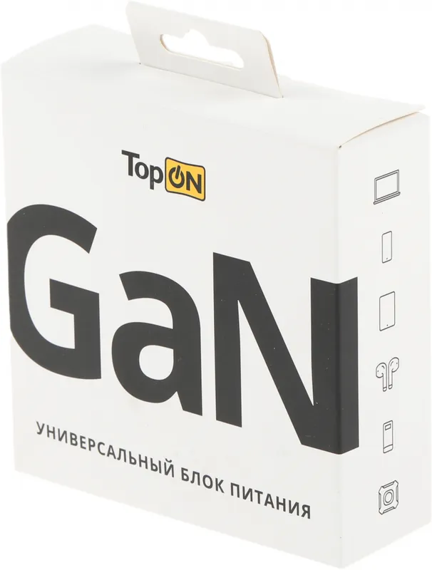 Блок питания TopON TOP-GaN-100W автоматический 100W 5V-20V 5A 2xUSB от бытовой электросети LED индикатор