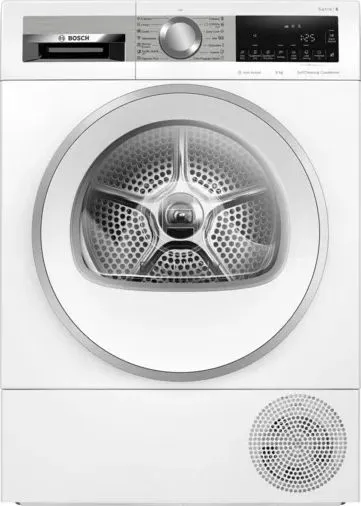 Сушильная машина Bosch Serie 6 WQG24590BY пан.англ. кл.энер.:A++ макс.загр.:9кг белый