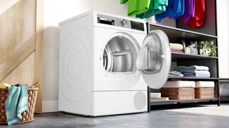 Сушильная машина Bosch Serie 6 WQG24590BY пан.англ. кл.энер.:A++ макс.загр.:9кг белый