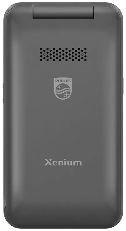 Мобильный телефон Philips E2602 Xenium темно-серый раскладной 2Sim 2.8" 240x320 Nucleus 0.3Mpix GSM900/1800 FM microSD max32Gb