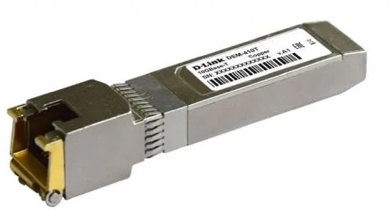 Трансивер D-Link SFP+ Transceiver, 10GBase-T, RJ45, 80M