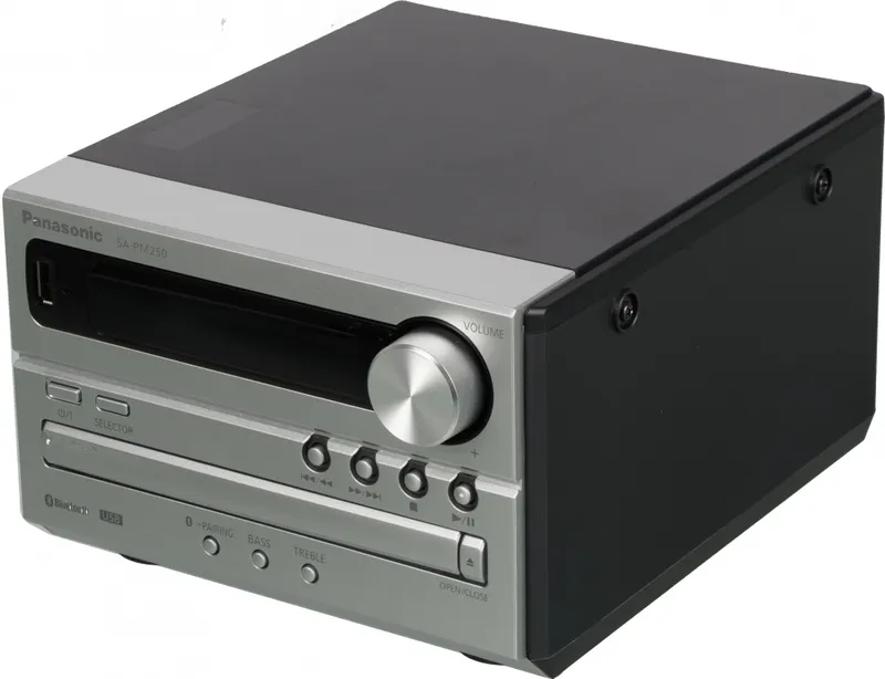 Микросистема Panasonic SC-PM250EC-S серебристый 20Вт CD CDRW FM USB BT