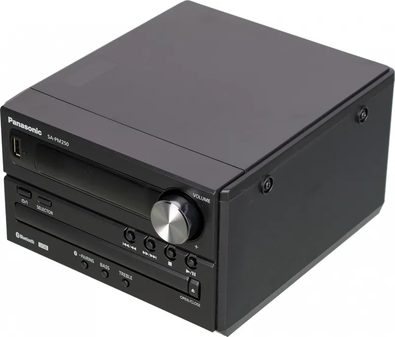 Микросистема Panasonic SC-PM250EG-K черный 20Вт CD CDRW FM USB BT
