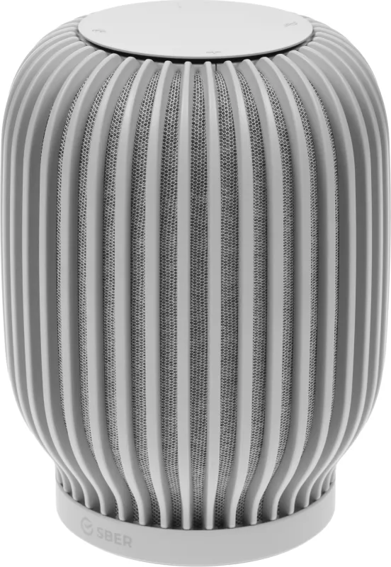 Умная колонка Sber Boom SBDV-00090 Салют серый 40W 1.0 BT/Wi-Fi (SBDV-00090S)