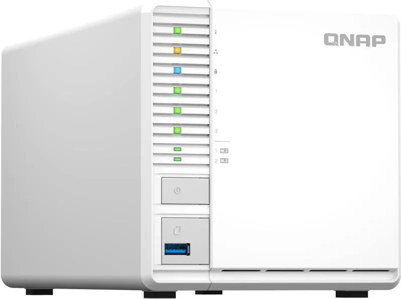 Сетевое хранилище NAS Qnap Original TS-364-8G 3-bay настольный Celeron N5095