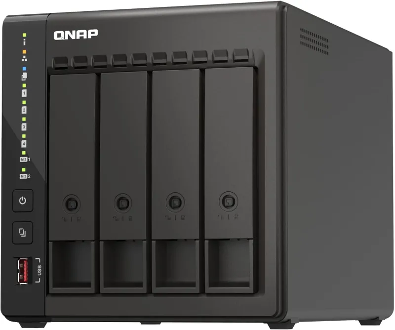 Сетевое хранилище NAS Qnap Original TS-453E-8G 4-bay настольный Celeron J6412