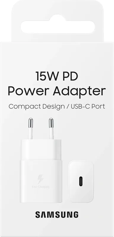 Сетевое зар./устр. Samsung EP-T1510 2A (PD) USB-C Samsung белый (EP-T1510XWEGEU)