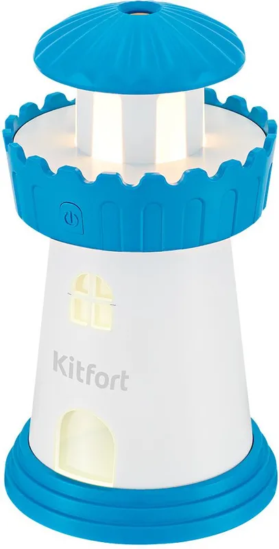 Увлажнитель воздуха Kitfort КТ-2864 2.5Вт (ультразвуковой) белый/голубой