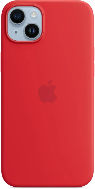 Чехол (клип-кейс) Apple для Apple iPhone 14 Plus Silicone Case with MagSafe красный (MPT63FE/A)