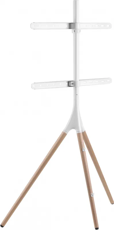 Подставка для телевизора Cactus CS-ST1246WTBCH белый/береза 45"-65" макс.32кг напольный