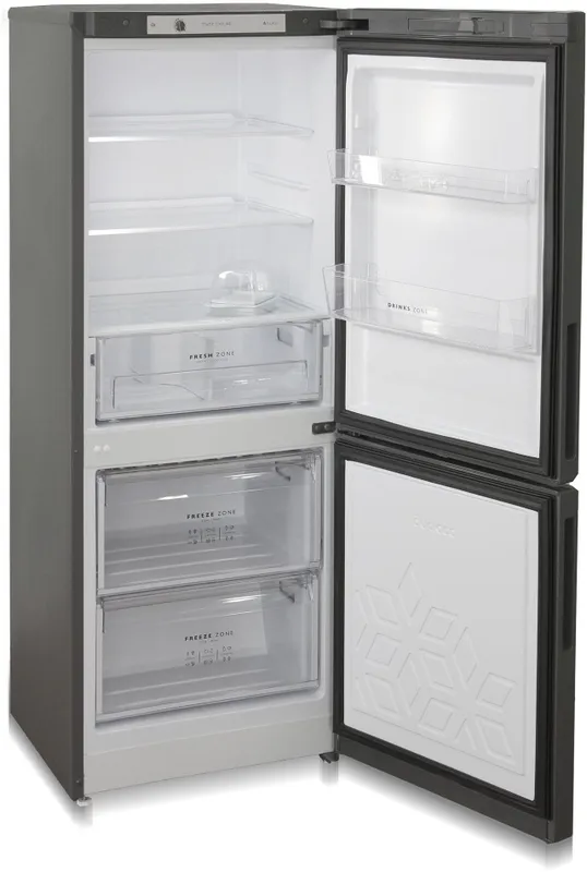 Холодильник Бирюса Б-W6041 2-хкамерн. графит матовый (двухкамерный)