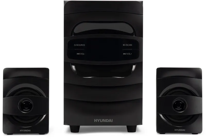 Микросистема Hyundai H-MS1404 черный 30Вт FM USB BT SD