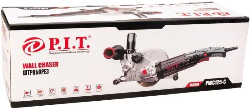 Штроборез P.I.T. PWC125-C 9000об/мин 1400W черный