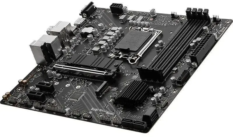 Материнская плата MSI PRO B760M-P DDR4 s1700, Intel B760, 4xDDR4, PCI-Ex16, 4SATA3, 7.1-ch, GLAN, 3 USB 3.2, 1 USB Type-C, VGA, HDMI, DP, mATX, RTL