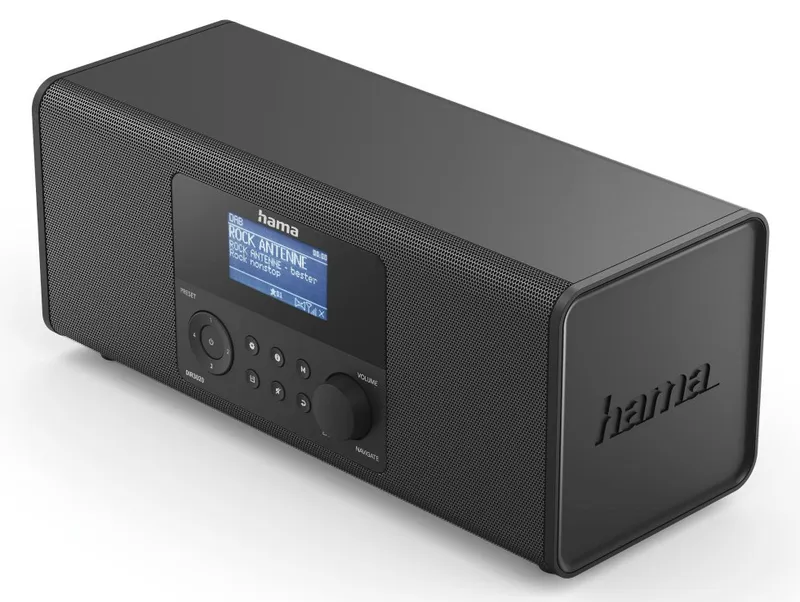 Радиоприемник настольный Hama DIR3020BT черный USB